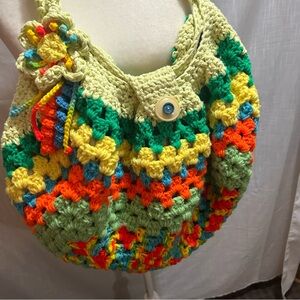 Crochet large bag